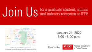 IPPE reception invitation banner